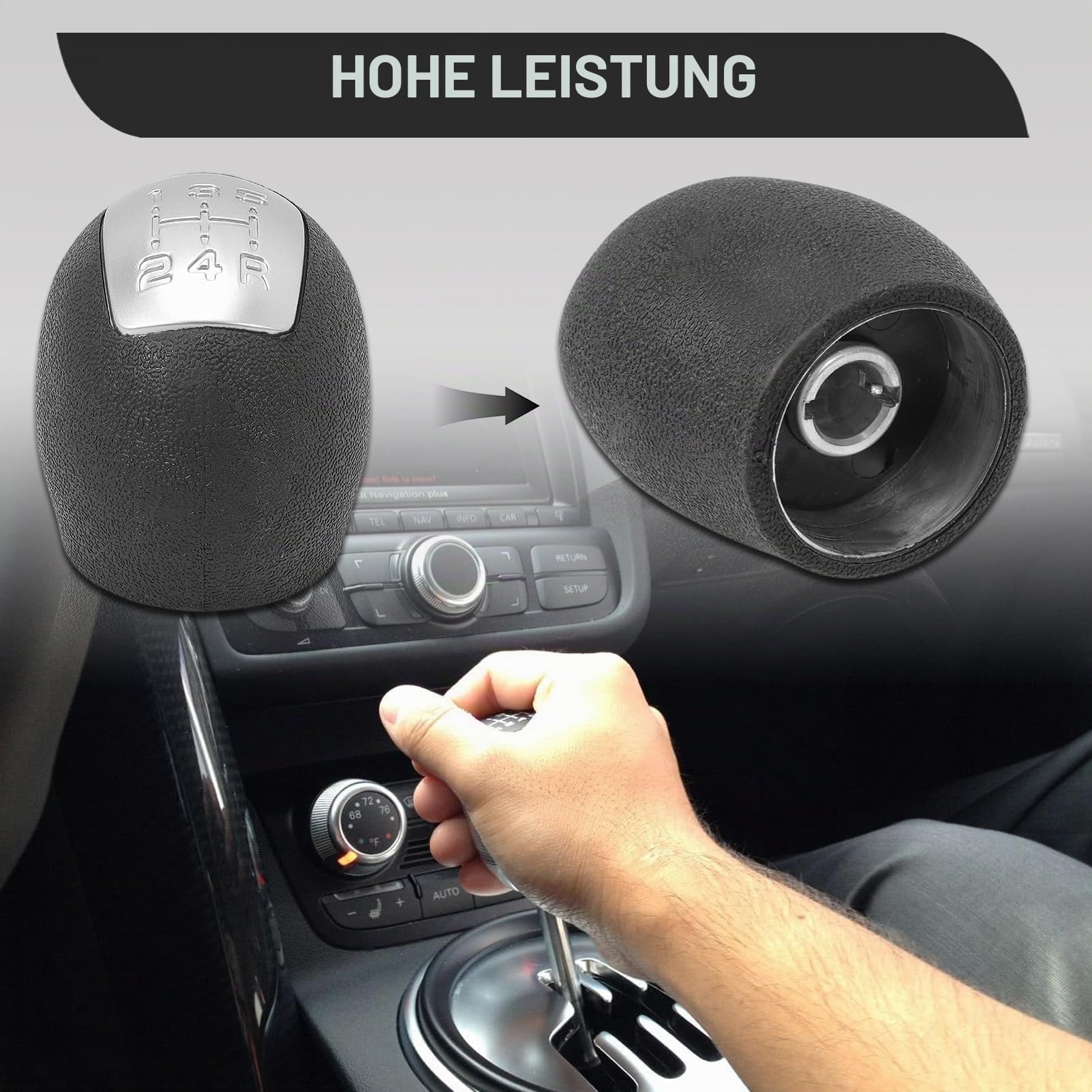 5 Gang Schalthebelknauf Passend Für Ford KA MK2 2008-2015 Und Iveco Daily IV V, Schaltknauf Schaltknopf Schaltgriff Schalthebel Knauf Schaltknauf Ersatz 1765444487 5801521829 42561576