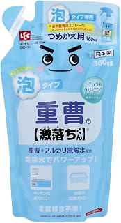 レック(LEC) 重曹の激落ちくん 泡スプレー つめかえ用 360ml (重曹 + アルカリ電解水)