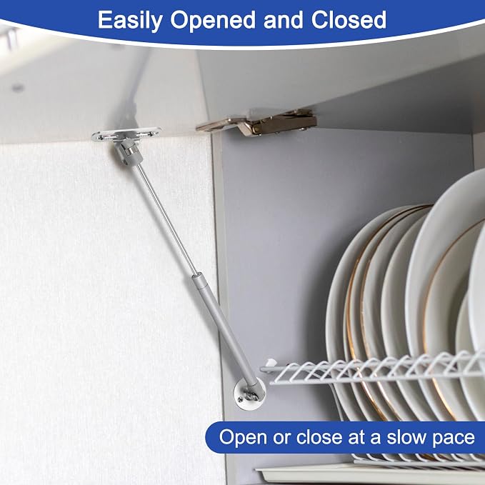 Soportes neumáticos para puertas de gabinete de cocina 120N 2 unidades miniatura 5