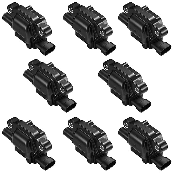 BDFHYK Ignition Coils Pack Compatible with Buick LaCrosse Rainier, Compatible with Cadillac Escalade ESV EXT, Avalanche Camaro, Canyon Envoy 1500 2500 3500 V8 5.3L 6.0L Coil for UF413 Set of 8