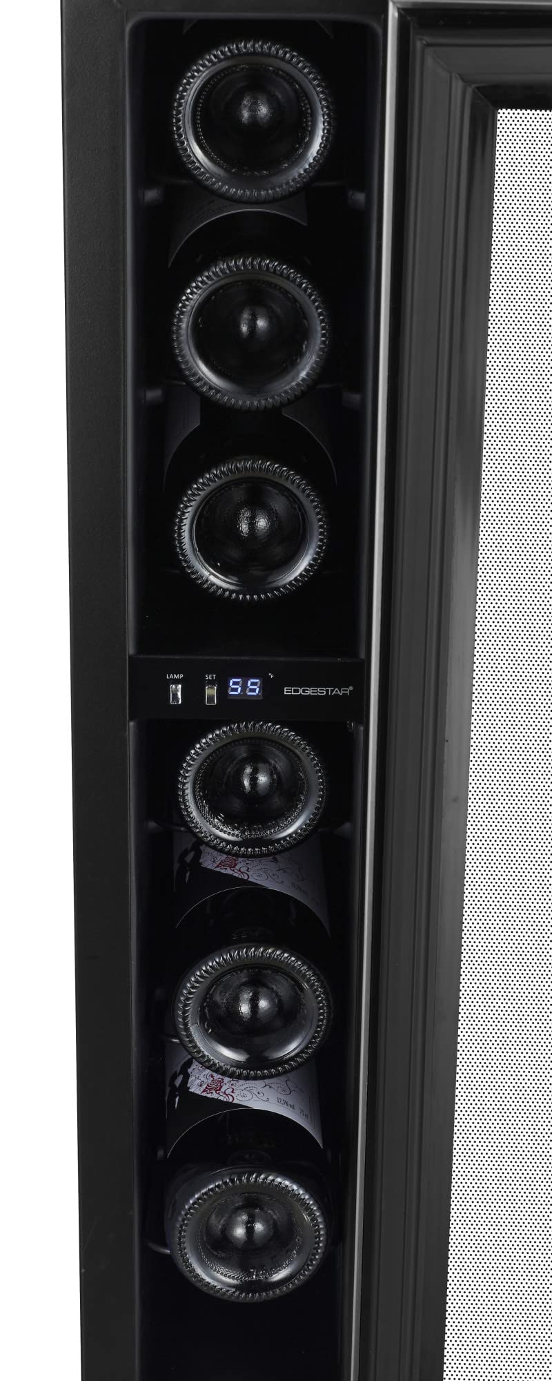 EdgeStar CWR70SZ 6-Inch 7 Bottle Built-In Wine Cooler on Fridge.com