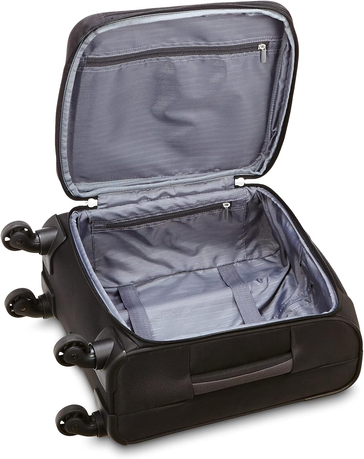 Amazon Basics suitcases 18.5-inch Softside Spinner, Black