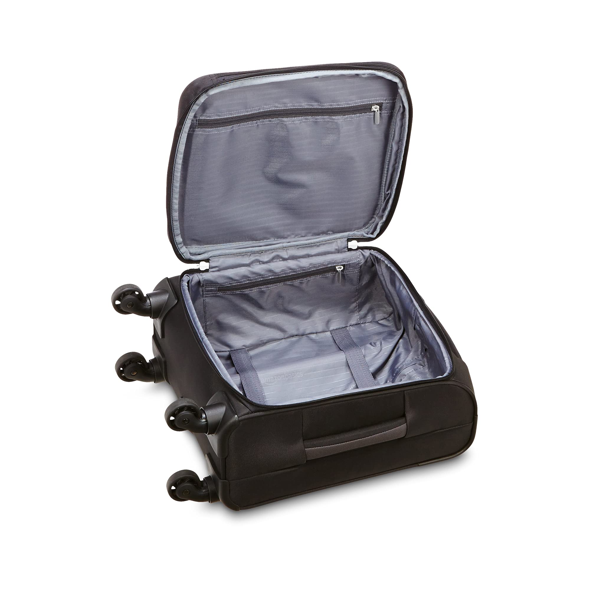 Amazon Basics Softside CarryOn Spinner Luggage Suitcase 18.5 Inch