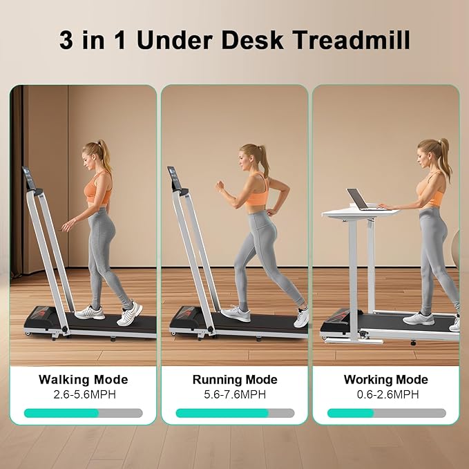 Caminadora Eléctrica Plegable con Inclinación Manual 3 HP Gris miniatura 7