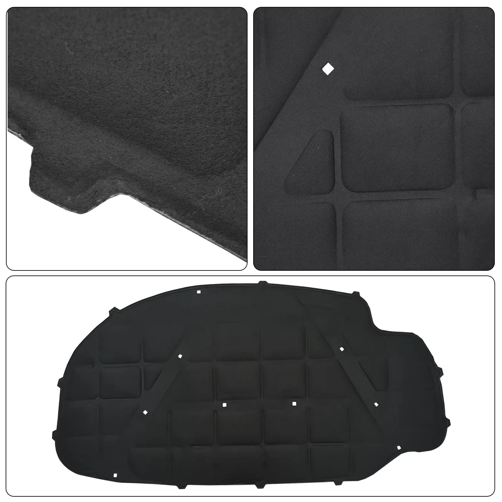 Compatible Con VW Para Jetta III 1K2 2005 2006 2007 2008 2009 2010 Almohadilla Amortiguadora De Ruido Para Capó Alfombrilla Insonorizada Aislamiento Acústico