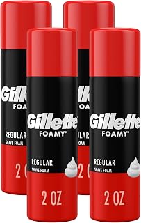 Foamy Regular Shaving Foam, 2 oz (Pack of 4)