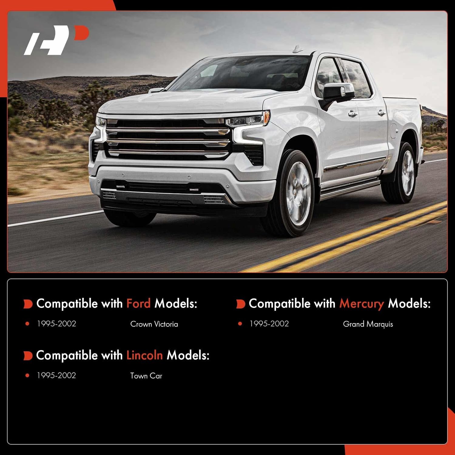 A-Premium Set of 12, Front Upper Lower Ball Joint, Inner Outer Tie Rod End, Pitman Arm, Idler Arm, Compatible with Ford & Lincoln & Mercury - 1995-2002 - Crown Victoria, Town Car, Grand Marquis