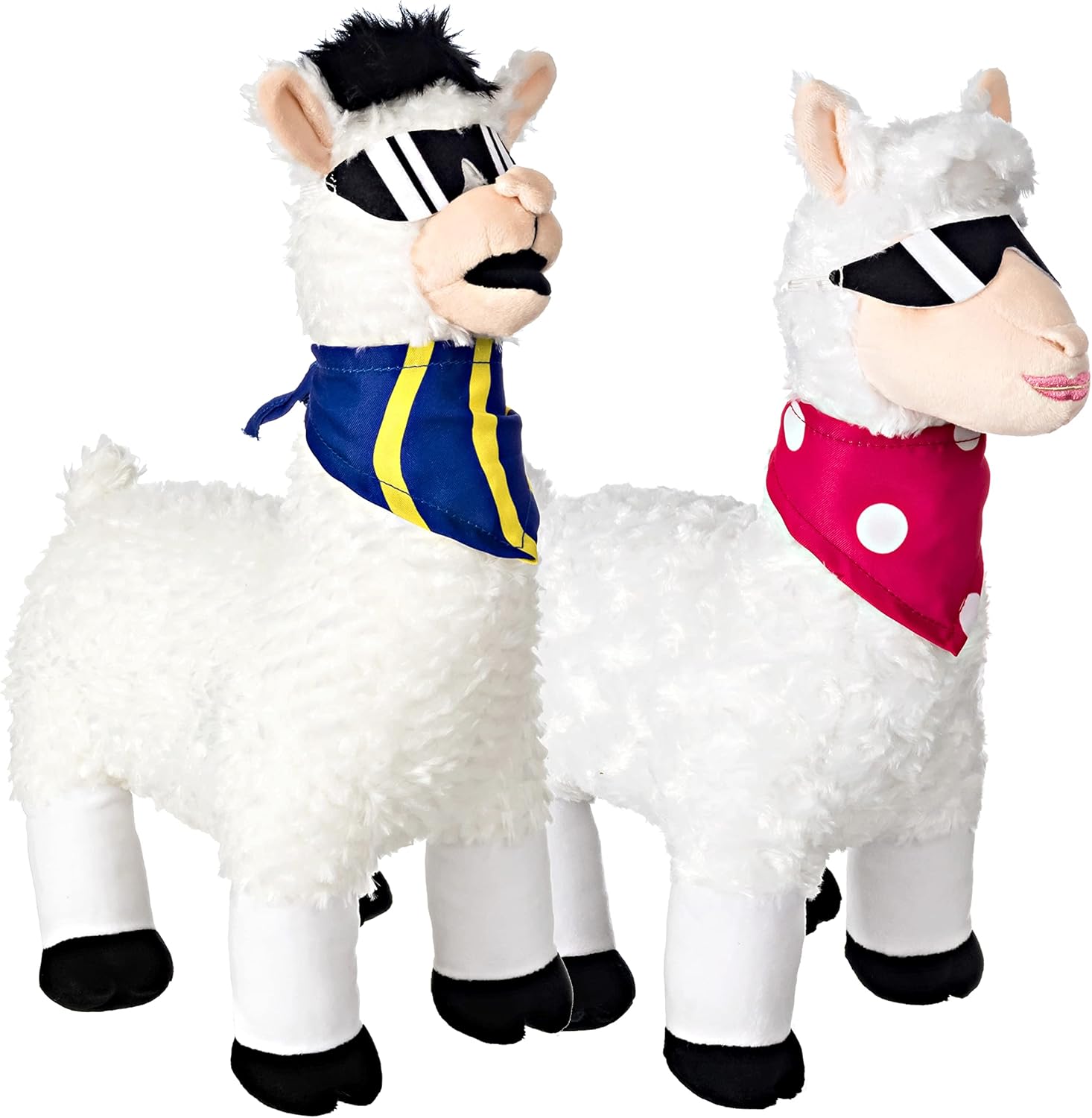 PICKY LLAMA Stuffed Animal Plush Toy 2 Pieces 15" Great Gift for Llama Lovers