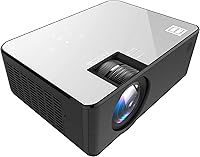 Vista 8 de RCA RPJ133 1080P, 30"-150" Picture Size, Built in Bluetooth, HDMI,USB, Remote,Voice Control, Indoor, Outdoor, Smart Home Theater Projector,Includes