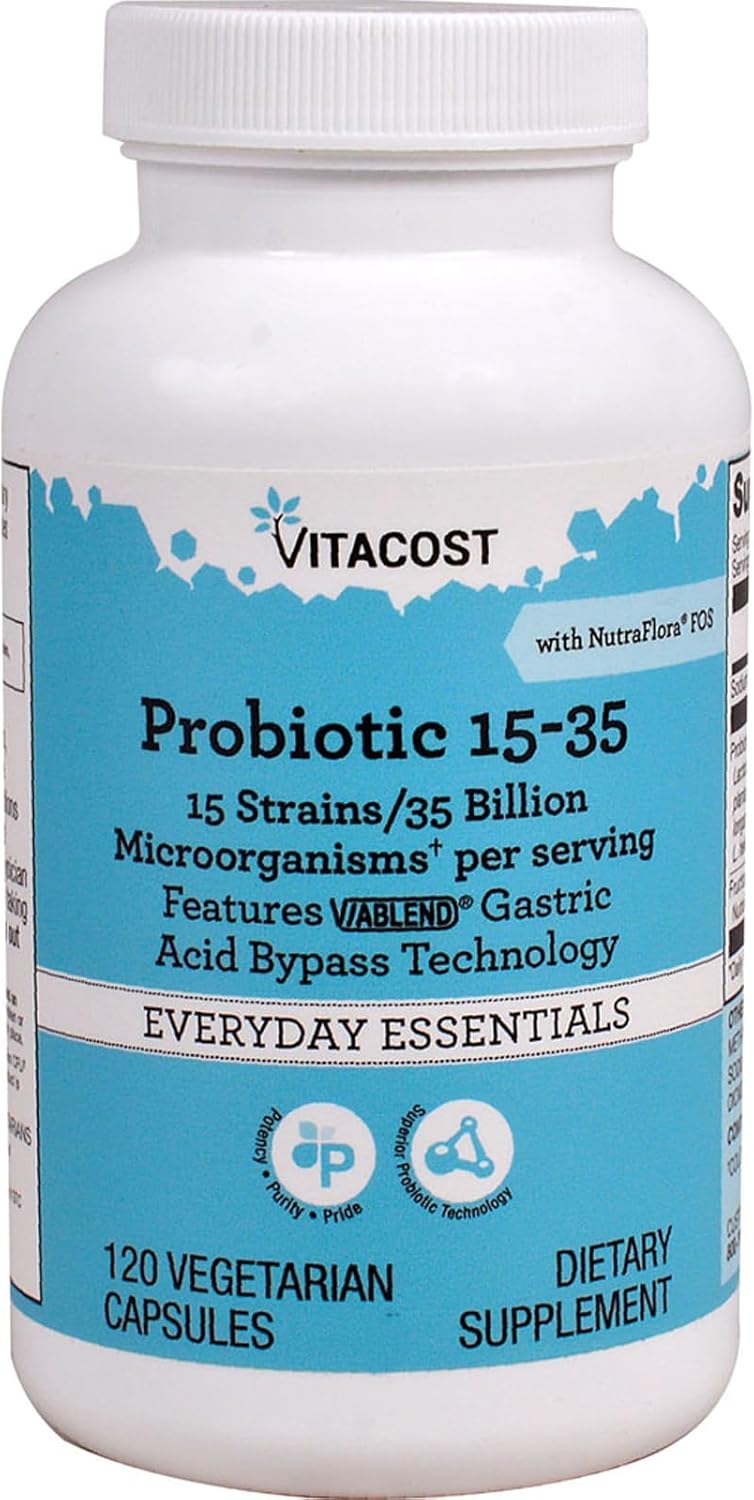 Vitacost Probiotic 15-35 - 35 Billion CFU** - 120 Vegetarian Capsules