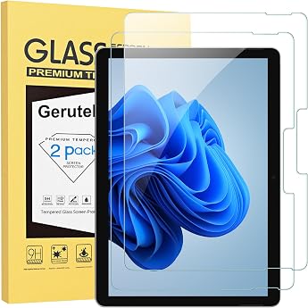 Gerutek Pack of 2 Screen Protectors for Microsoft Surface Go 4/Go 3/Go 2/Go