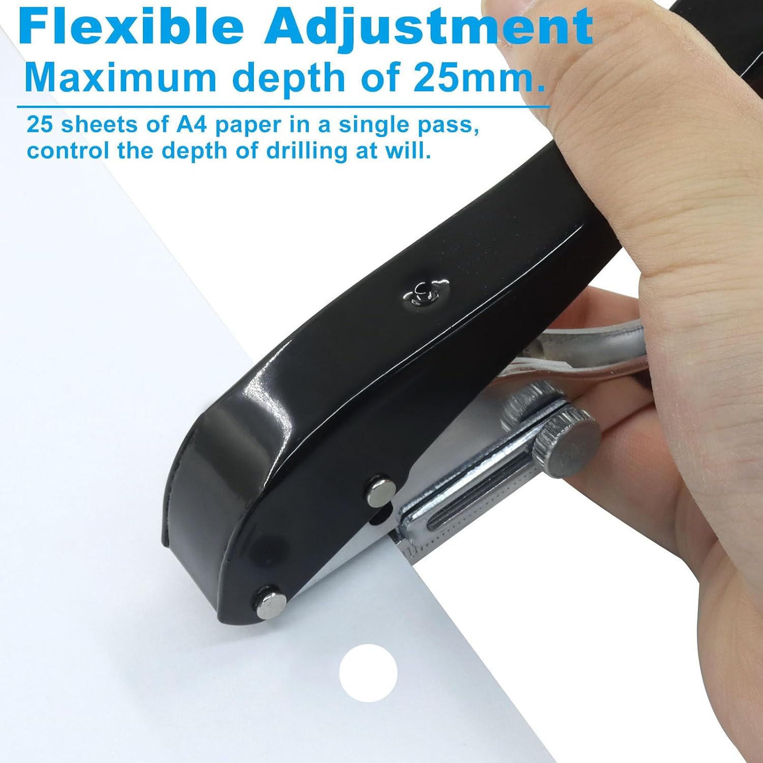 Heavy Duty Hole Puncher, 3/8 inch-10mm Single Hole Punch