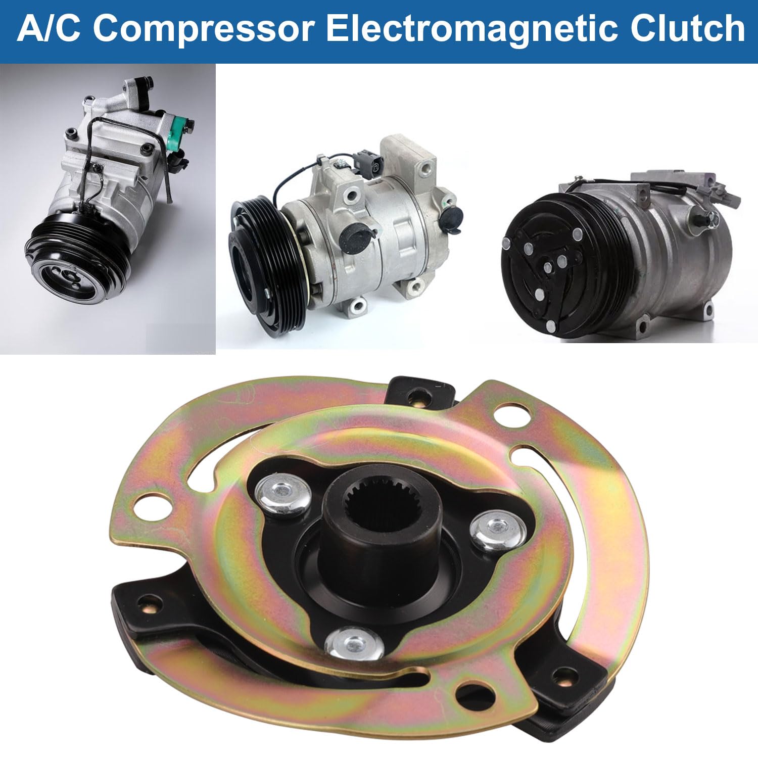 Erato 5N0820803 Kit di riparazione per compressore A/C per auto disco frizione aria condizionata disco di trasmissione piastra mozzo frizione elettromagnetica con viti