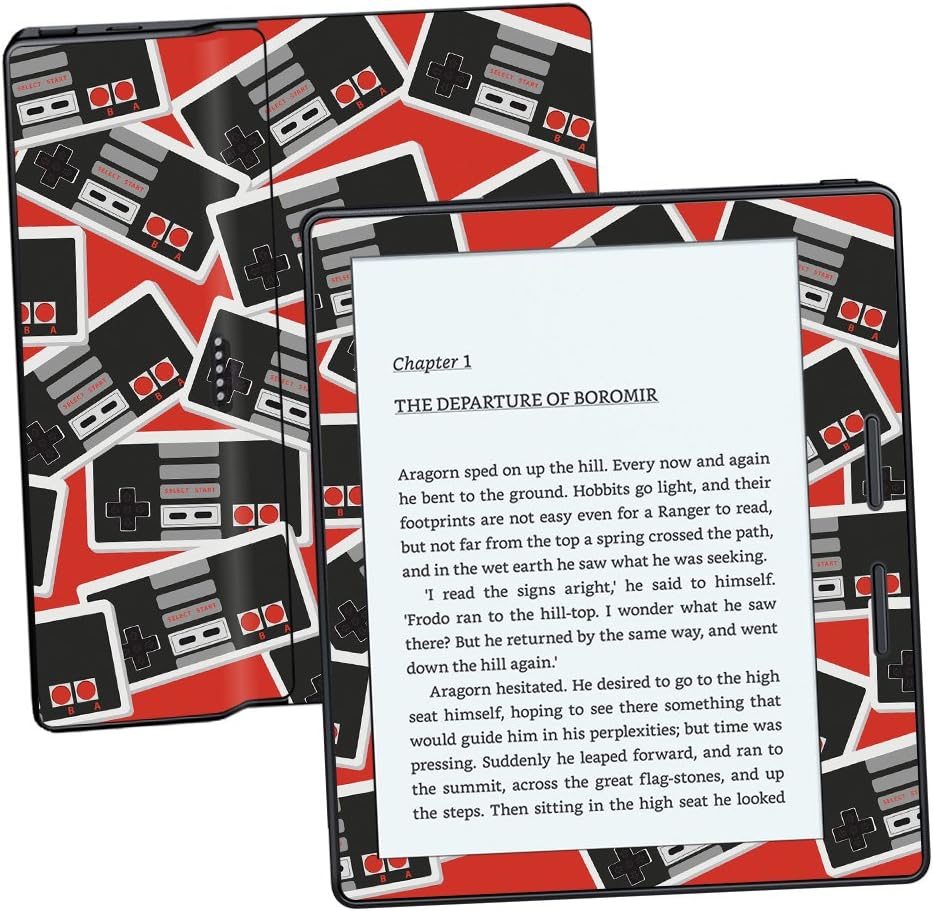 MightySkins Skin Compatible with Amazon Kindle Oasis 6" (8th Gen) - Retro Controllers 3 | Protective, Durable, and Unique Vinyl Decal wrap Cover | Easy to Apply, Remove | Made in The USA
