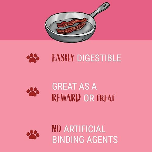 Miniatura 9 de Galletas de tocino  Sin lactosa - Sin soja - Sin gluten - Sin trigo  Hecho en Estados Unidos  para todas las razas  14 onzas de bondad totalmente