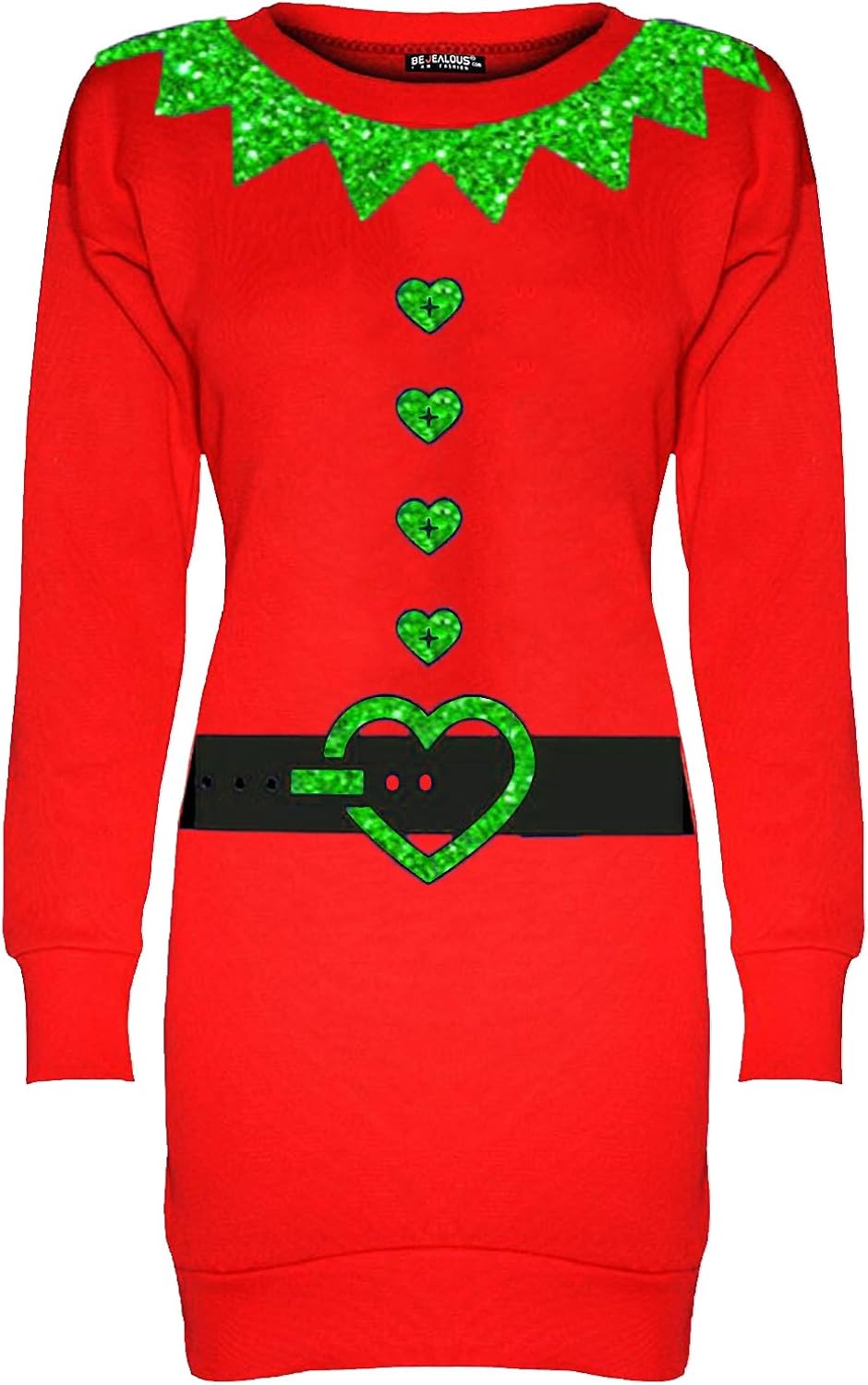 Be Jealous Womens Christmas Fleece 