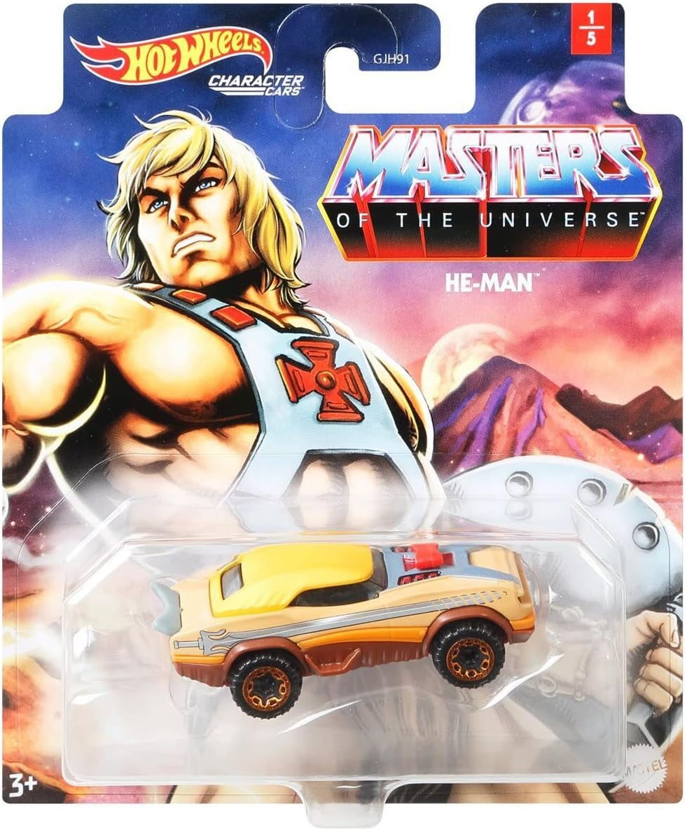Hot Wheels Masters of The Universe He-Man Character Cars 1/5