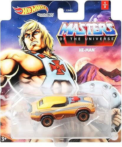 Hot Wheels Maestros del universo He-Man Carros de personajes 15