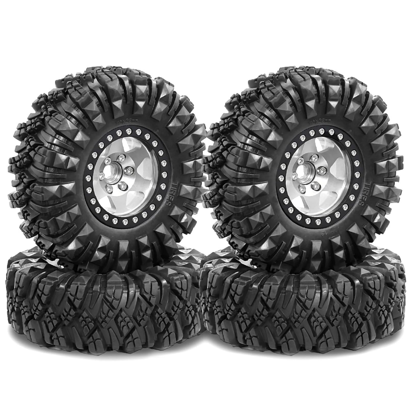 Pneumatici Ruote Da 1,9" Per Traxxas Per TRX4 Per TRX6 1/10 Auto