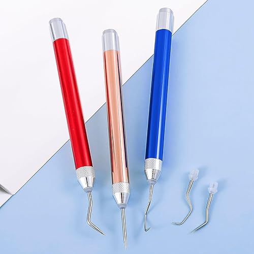Miniatura 7 de SVICCOOKQ Herramientas de deshierbe LED, 3 piezas para vinilo. Accesorios y suministros para quitar papel de vinilo diminuto y proyectos de