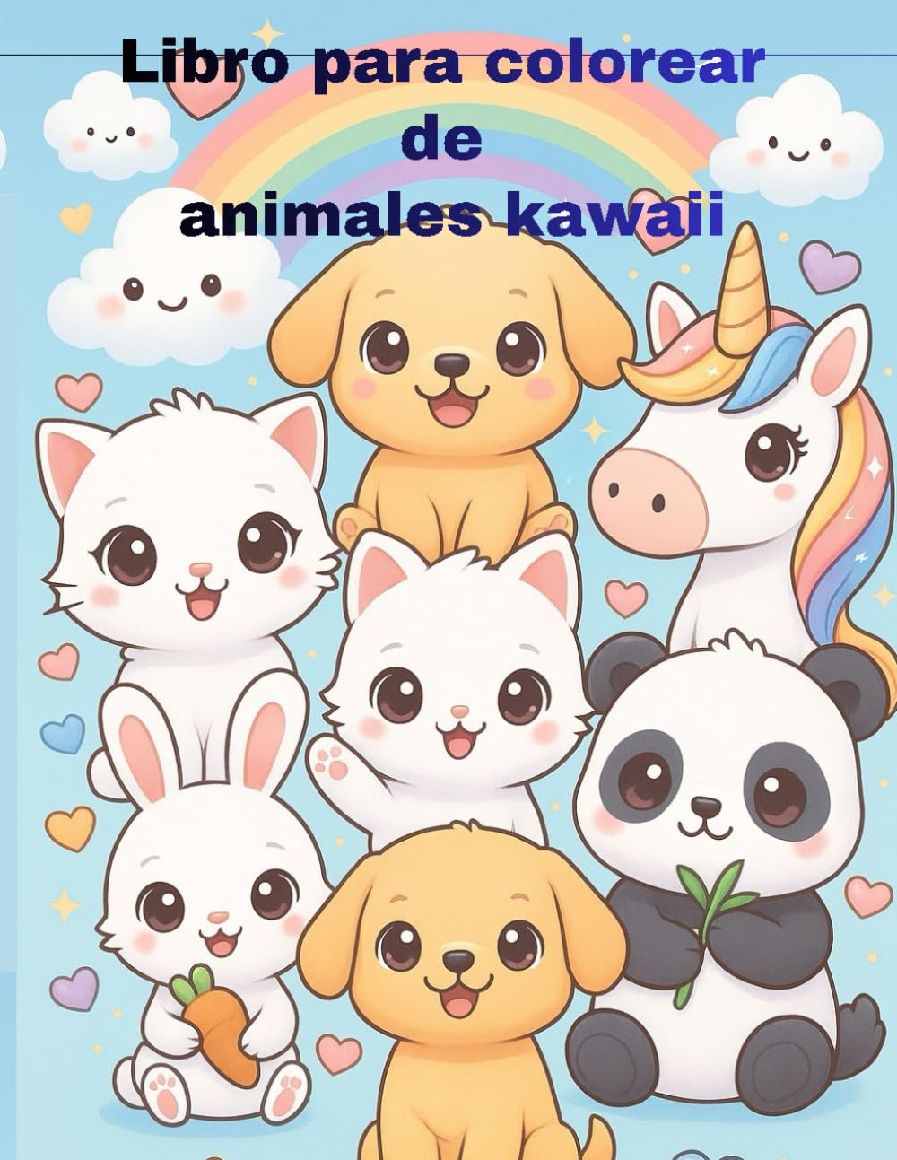 Libro para colorear de Kawaii