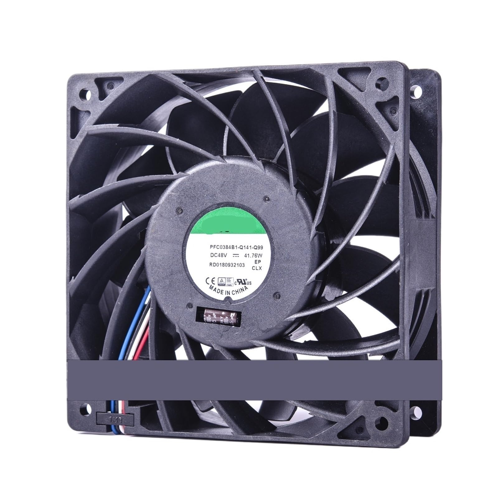 Ventilateur de refroidissement puissant 41,76W PFC0384B1-Q141-Q99 à grand flux d'air