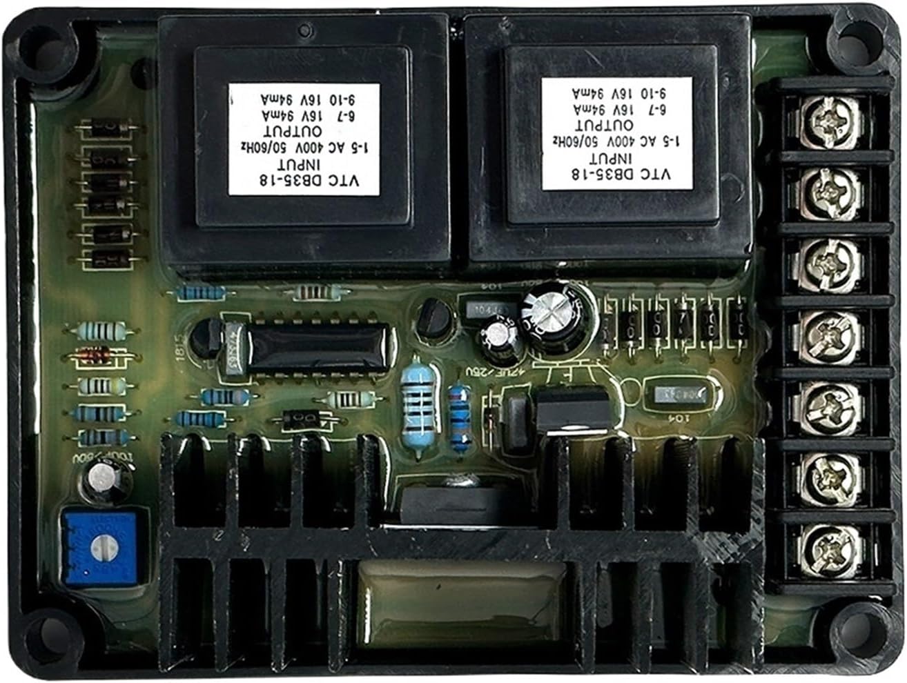 DX-7E Generator Voltage Regulator Avr For Brushes 1Pcs