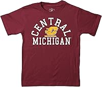 Vista 61 de Wes and Willy Camiseta de algodón orgánico de manga corta para niños de la NCAA