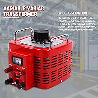 Vista 8 de Variac Transformer TBVECHI 110V Transformador Variac Variac Regulador de Voltaje de CA Variable Medido 3000w 30Amp
