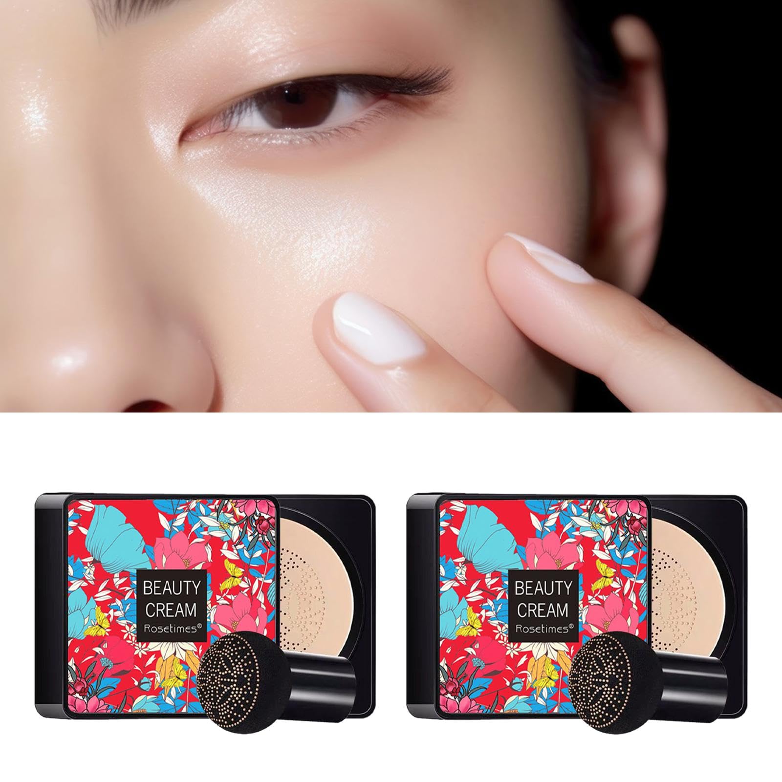 Bnf Mushroom Head Air Cushion Moisturizing for Mature Skin Brightening Concealer White Health & Beauty | Makeup | Face | BB, CC & Alphabet Creams-image-38