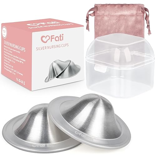 Las copas de lactancia de plata originales, cubiertas para pezones para lactancia materna, protectores de pezones para recién nacidos, protectores