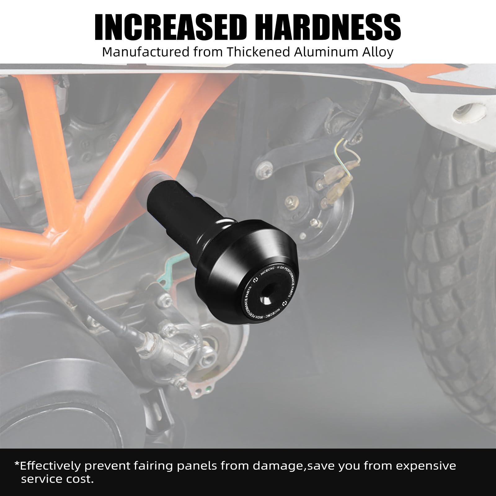 Crash Frame Sliders For KTM 690 / Husqvarna 701 – Aluminum Alloy Protection For Supermoto & Enduro (2008-2024)