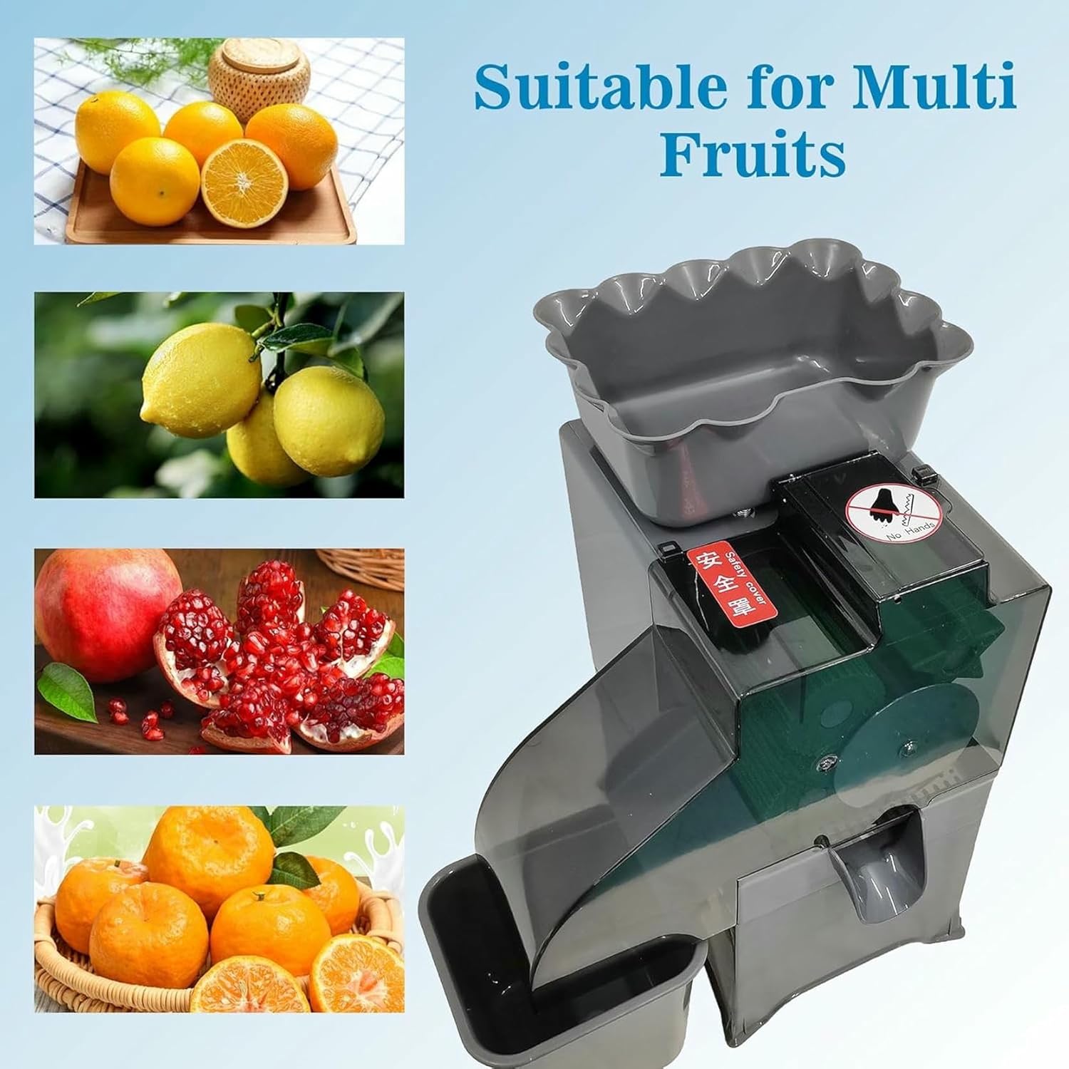 Commercial Electric Oranger Signor Of 220 V For Oranges Of 40 To 80 Mm In Diameter, 20 To 25 Pieces Per Minute, For Orange, Citrus And Grapefruit Juice.