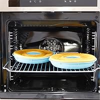 Vista 5 de Webake Molde de silicona jumbo para tartas de rosquilla, antiadherente, 10 pulgadas, juego de 2 mitades para hornear