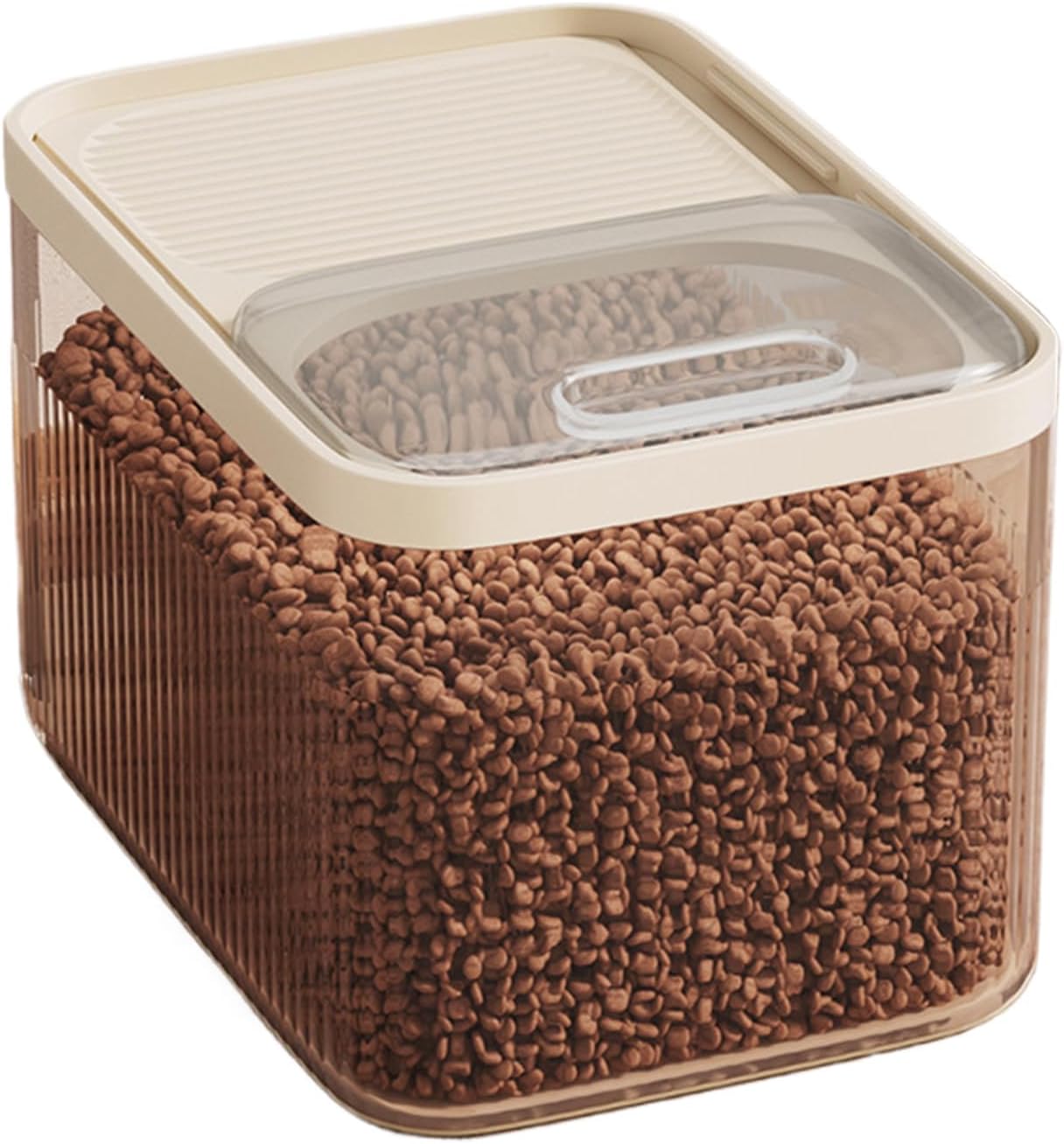 Petfood Storage Bucket – Keep Airtight Container Dog and Cat Food Storage Box, Capacity with Measuring Cup, Suitable for, Cereal, Wheat and Beans, Household Storage Box |