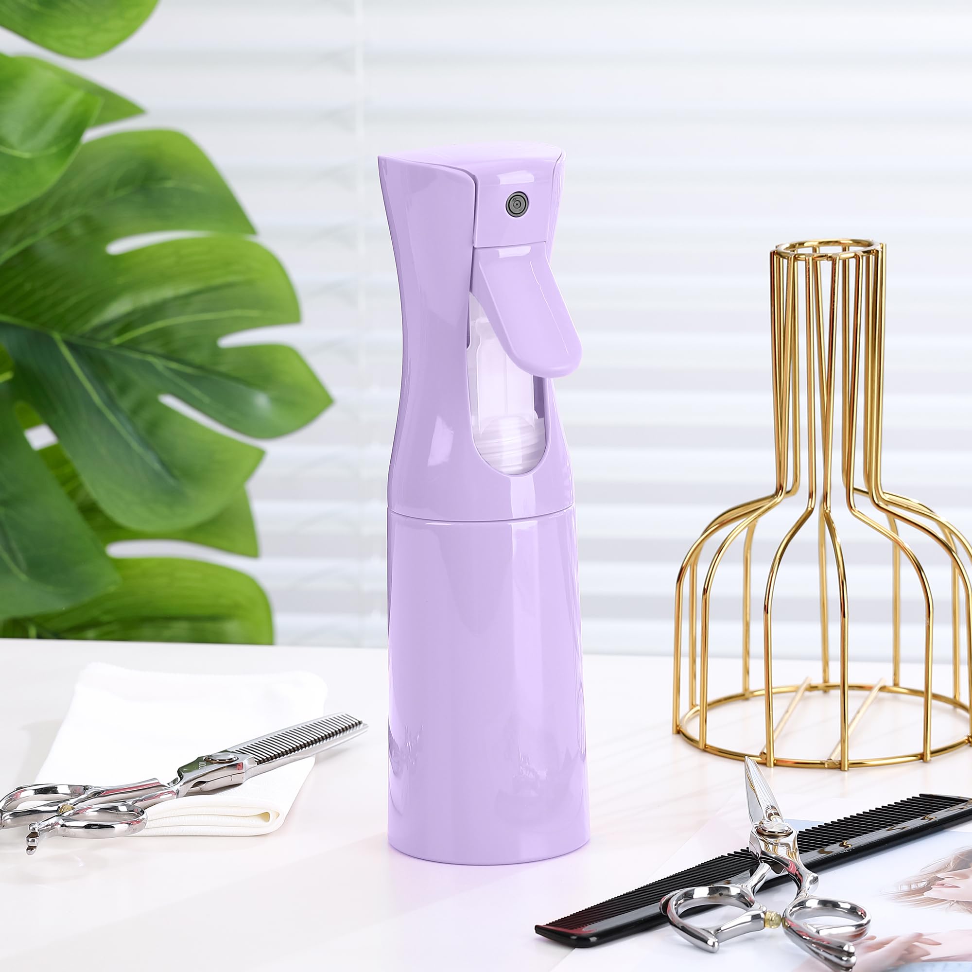 Butelka z rozpylaczem do włosów, butelka na wodę z rozpylaczem, drobna mgiełka do wielokrotnego napełniania, rośliny (200 ml) fryzjer, zwierzęta domowe, rośliny, podróże, prasowanie i