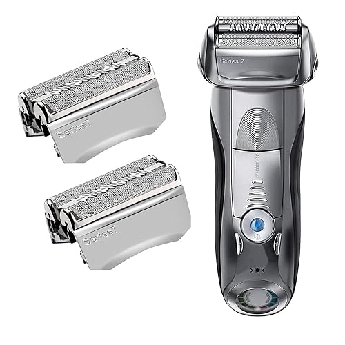 Miniatura 1 de Paquete de 2 cuchillas de repuesto para afeitadora Braun Series 7 Serie 7, para afeitadora Braun Series 7, cuchillas de repuesto 70s 790CC, 720,