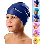 Limmys Kids Swim Cap - 100% Silicone Swim Cap for Boys and Girls - Soft, Stretchy & Comfortable Swimming Cap - Designed for Comfort & Durability