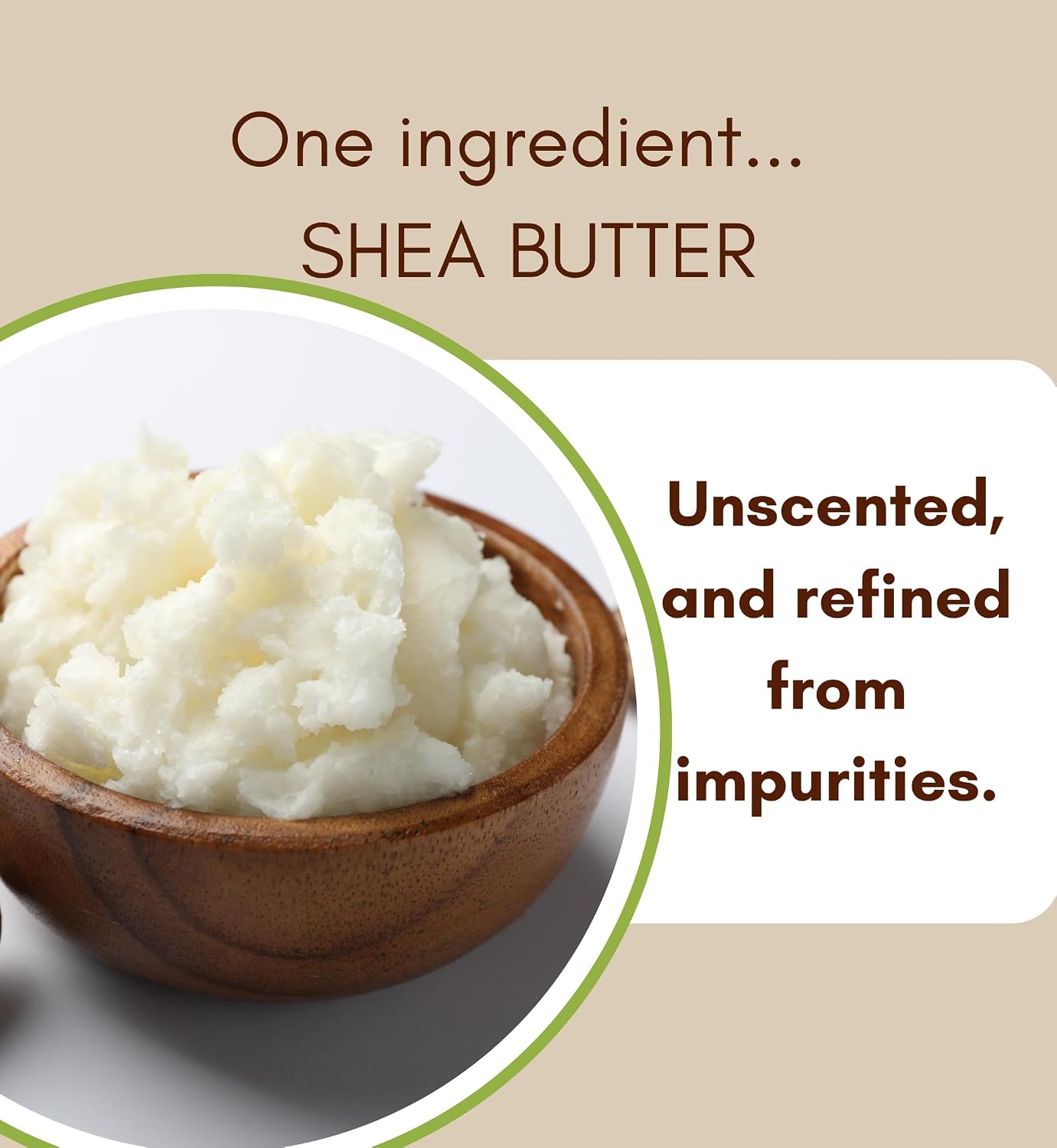 5lb Refined Shea Butter| Naturally refined and Deodorized| Bulk and Wholesale White shea Butter| Use for Soapmaking and Whipped Body Butter