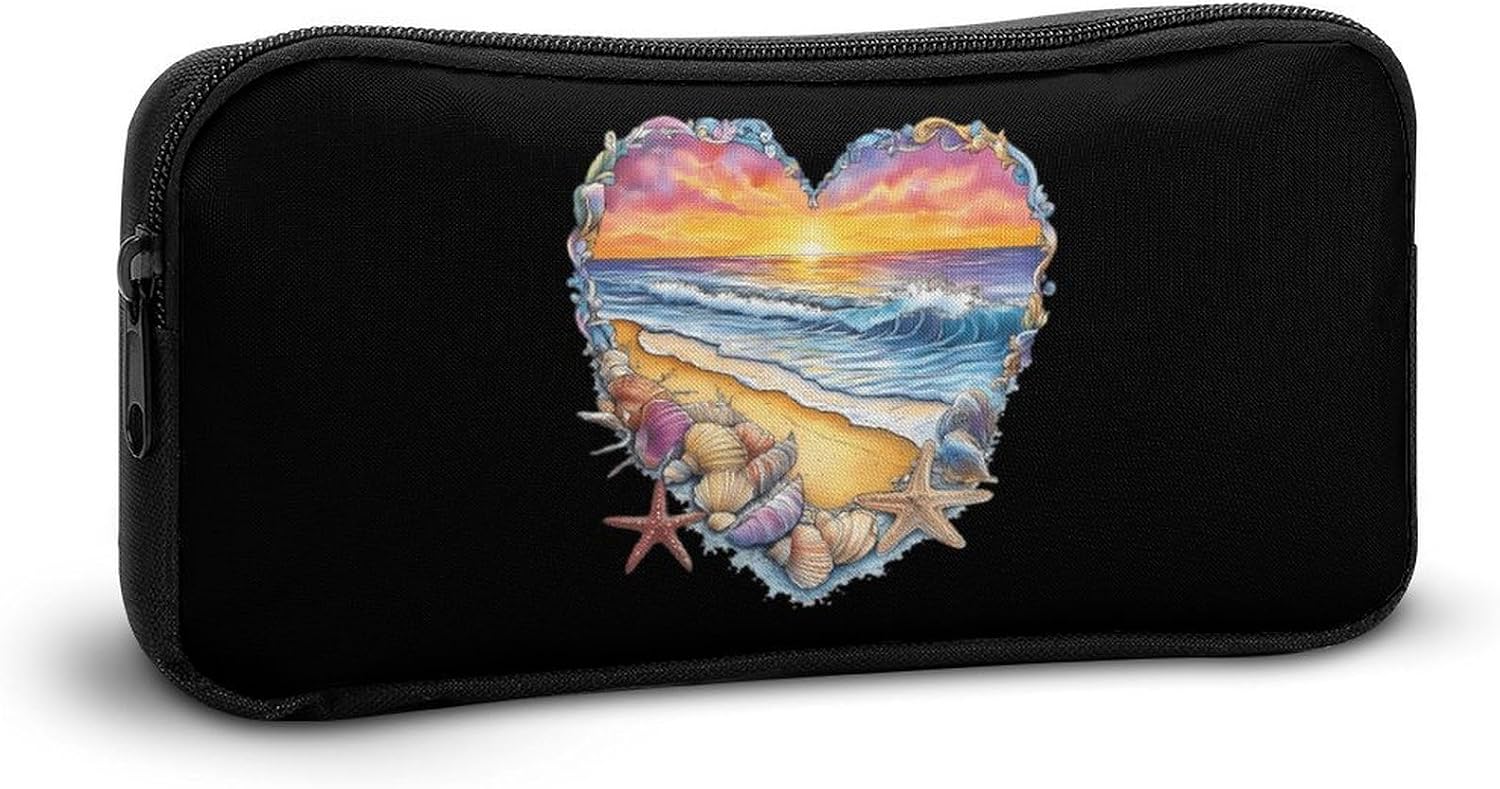 Beach Shells Starfish Sun Travel Cosmetic Bag Makeup Bag image 5