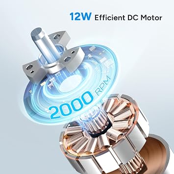 DR.PREPARE Tower Fan for Bedroom, 25 dB Quiet DC Bladeless Fan with Remote, 8 Speeds, 1-8H Timer, 80 Oscillating Fans for Indoors, 16 Inch Portable Desk Table Fans for Room, Home, Office
