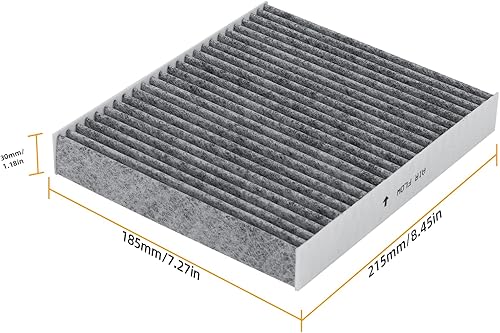 Miniatura 5 de CF12157 - Filtro de aire de cabina con carbón activado compatible con Toyota Prius 16-21, Rav4/Avalon 19-21, Camry/C-HR 18-21, LEXUS Rx350/Rx450H