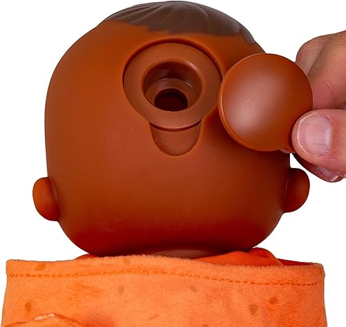 Miniatura 3 de Cry Babies Tiny Cuddles Halloween Bonnie - Muñecas de bebé de 9", llora lágrimas reales, pijamas con temática de calabaza naranja y amarilla