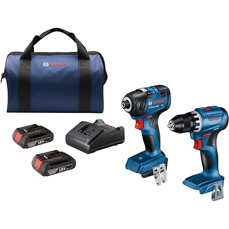 Taladro/Atornillador Bosch GSR18V-755CB25 Sin Escobillas 18V - Kit Con 2 Baterías CORE18V 4.0Ah
