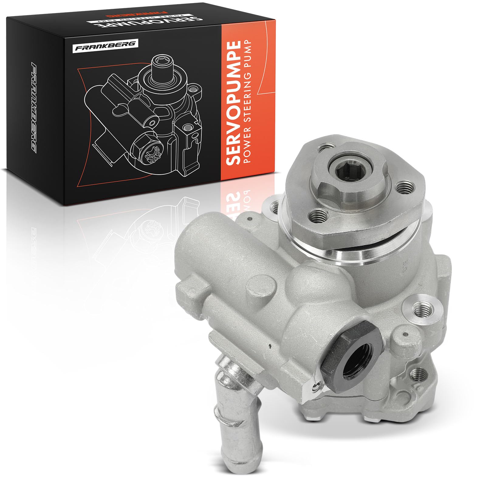 Frankberg Servopumpe Hydraulikpumpe Lenkung Kompatibel mit A3 8L1 1.6L 1.8L Benzin 1996-2003 Cordoba 6K1 6K2 1.0L-2.0L Benzin 1993-2002 Replace# 6X0422154