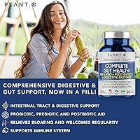 Vista 6 de 4-in-1 Prebiotic Probiotic & Postbiotic for Women & Men, Complete Gut & Digestive Support Supplement, Pre Post Probiotics & Digestive Enzymes 60
