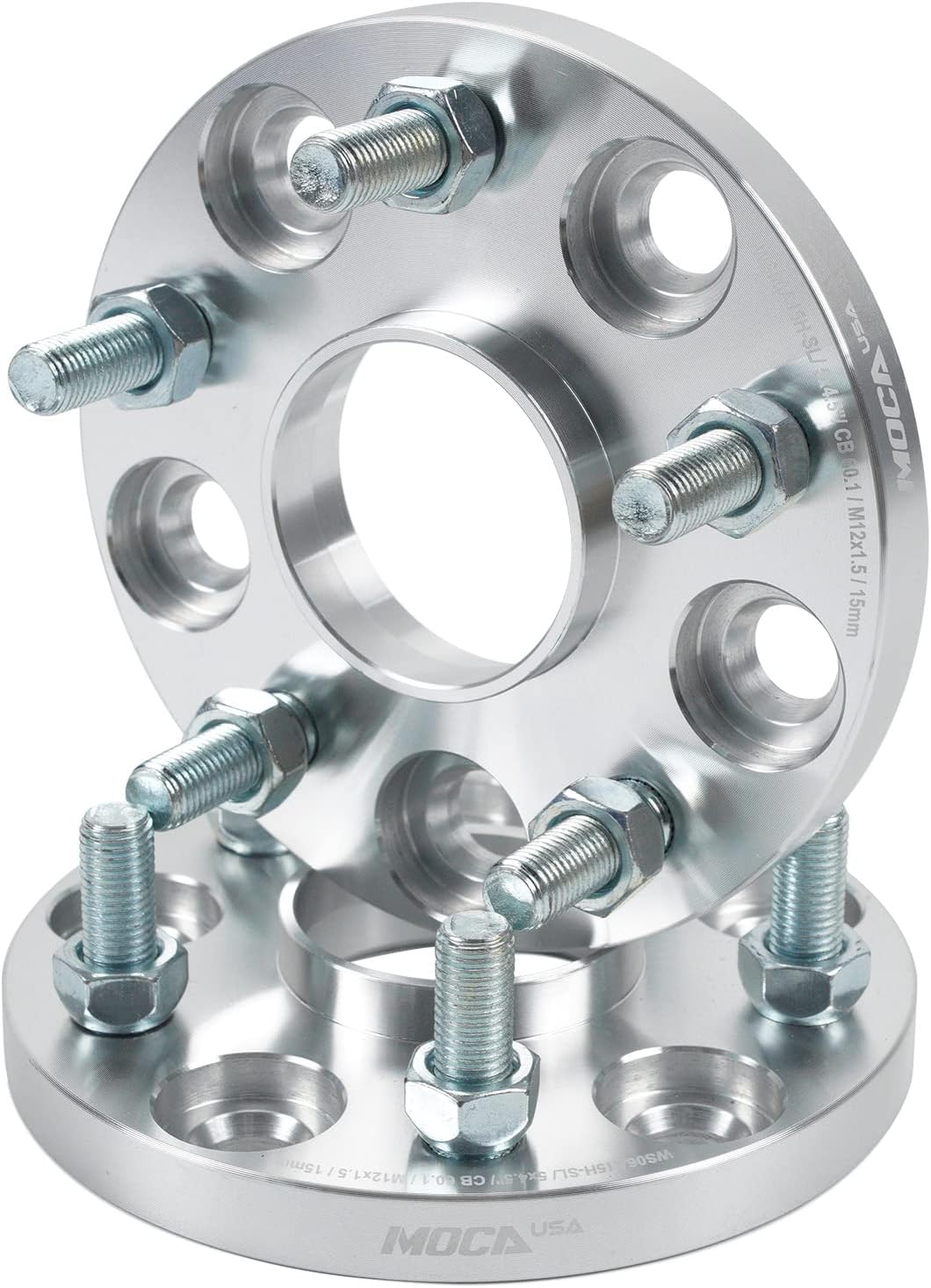 MOCA 4PCS 15mm Wheel Spacers 5x5x114.3mm Bolt Pattern 60.1mm Hub fit 1986-2022 for Toyota Avalon/Supra/Camry/Highlander, 1998-2021 for Lexus ES300h/ES350/GS F/is F/ GS300/UX200, 2008-2016 for Scion
