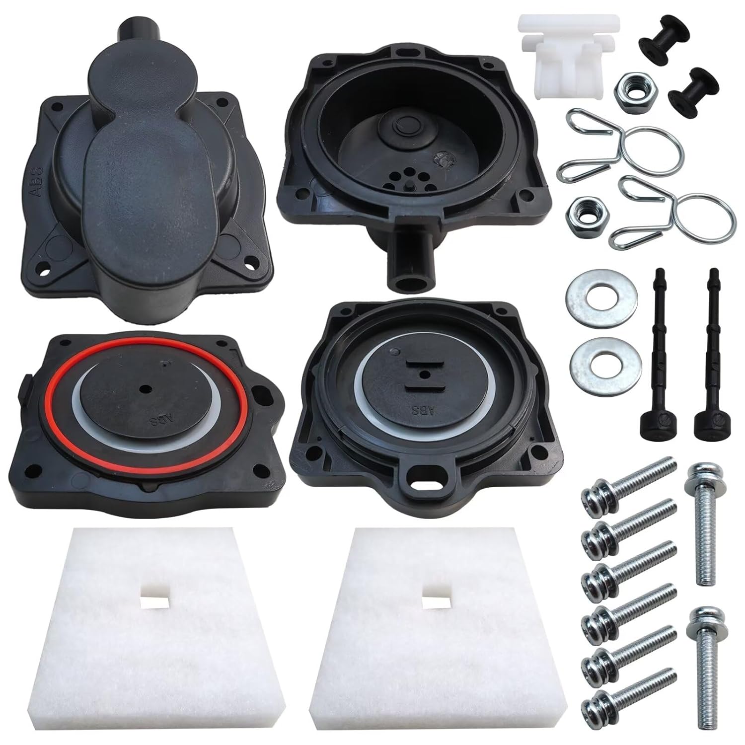 60/80 Air Pump Rebuild Complete Kit w/White Switch for Delta Whitewater DF-50 Model 60 or Model 80 by Acupress
