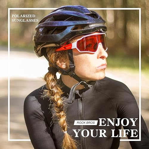 Miniatura 5 de ROCKBROS Gafas de sol polarizadas de ciclismo para hombres gafas deportivas para mujer protección UV gafas de bicicleta para conducir correr pescar