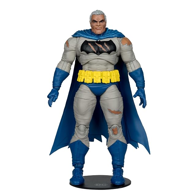 Foto 6 de 8 de McFarlane DC Multiverse Batman Battle Damage Blue (The Dark Knight Returns) Figura de 7 Pulgadas Edición…